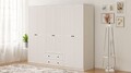 Dulap pentru haine, Hanah Home, Rb-064-01, Alb mat