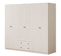Dulap pentru haine, Hanah Home, Rb-064-01, Alb mat