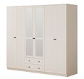 Dulap pentru haine, Hanah Home, Rb-064-02, Alb mat