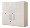 Dulap pentru haine, Hanah Home, Rb-064-03, Alb mat