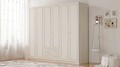 Dulap pentru haine, Hanah Home, Rb-085, Alb mat