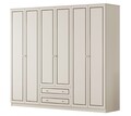 Dulap pentru haine, Hanah Home, Rb-094-01, Alb mat