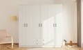 Dulap pentru haine, Hanah Home, Rb-185-07, Alb mat