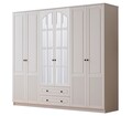Dulap pentru haine, Hanah Home, Rb-115, Alb mat