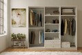 Dulap pentru haine, Hanah Home, Rb-122, Alb mat