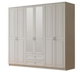 Dulap pentru haine, Hanah Home, Rb-122-01, Alb mat