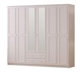 Dulap pentru haine, Hanah Home, Rb-186-04, Alb mat