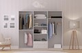 Dulap pentru haine, Hanah Home, Rb-186-05, Alb mat