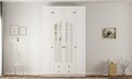 Dulap pentru haine, Hanah Home, Rb-185-12, Alb mat