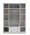 Dulap pentru haine, Hanah Home, Rb-185-12, Alb mat