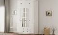 Dulap pentru haine, Hanah Home, Rb-185-18, Alb mat
