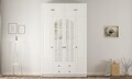 Dulap pentru haine, Hanah Home, Rb-185-17, Alb mat