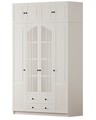 Dulap pentru haine, Hanah Home, Rb-185-17, Alb mat