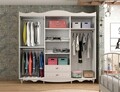 Dulap pentru haine, Hanah Home, Rb-049, Alb mat