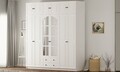 Dulap pentru haine, Hanah Home, Rb-185-16, Alb mat
