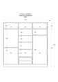 Dulap pentru haine, Hanah Home, Rb-185-16, Alb mat