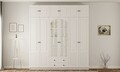 Dulap pentru haine, Hanah Home, Rb-185-19, Alb mat