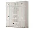 Dulap pentru haine, Hanah Home, Rb-185-19, Alb mat