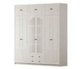 Dulap pentru haine, Hanah Home, Rb-185-20, Alb mat