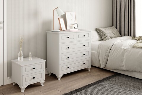 Dulap, Rabi, Rb-020-02, 90x86x40 cm, PAL, Alb mat