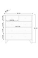 Dulap, Hanah Home, Rb-071, Alb mat