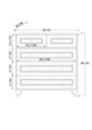 Dulap, Hanah Home, Rb-186-06, Alb mat