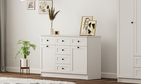 Dulap, Hanah Home, Rb-168-04-001, Alb mat