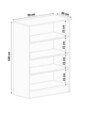Pantofar, Hanah Home, Rb-086, Alb mat