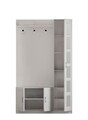 Cuier de perete, Rabi, Rb-054, 120x200x35 cm, PAL, Alb mat