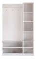 Cuier de perete, Rabi, Rb-159, 120x200x35 cm, PAL, Alb mat