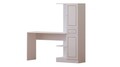 Set birou si biblioteca, Hanah Home, Rb-087, Alb mat
