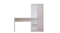 Set birou si biblioteca, Hanah Home, Rb-087, Alb mat