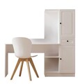 Set birou si biblioteca, Hanah Home, Rb-116, Alb mat