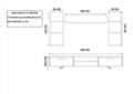 Comoda TV, Hanah Home, Rb-165, Lemn