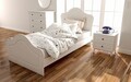 Set dormitor pentru copii, Hanah Home, Rb-014, Alb mat