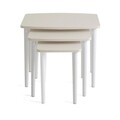 Set masute 3 piese, Hanah Home, Tuval 061, Crem