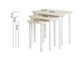 Set masute 3 piese, Hanah Home, Tuval 061, Crem