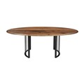 Masuta de cafea, Tuvalle, Tuval 070, 118x42x48 cm, MDF , Maro / Negru