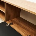 Comoda TV, Tuvalle, Tuval 073, 180x50x38 cm, PAL, Stejar / Antracit