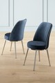 Set scaune 2 piese, Hanah Home, Pefa, Antracit / Crom