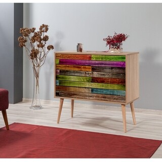 Multicolor, Comoda 90x45x86 cm