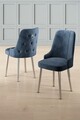 Set scaune 2 piese, Hanah Home, Newa, Antracit / Crom