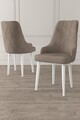 Set scaune 2 piese, Hanah Home, Trex, Cappuccino / Alb