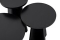 Set masute 3 piese, Hanah Home, Lume, Negru