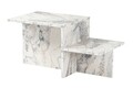 Masuta de cafea, Nordure, Harmony, 80x40x40 cm, PAL, Marmura Freesia