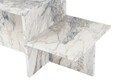 Masuta de cafea, Nordure, Harmony, 80x40x40 cm, PAL, Marmura Freesia