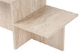 Masuta de cafea, Nordure, Harmony, 80x40x40 cm, PAL, Travertin