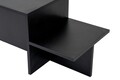 Masuta de cafea, Nordure, Harmony, 80x40x40 cm, PAL, Negru