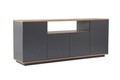Consola, Hanah Home, Arista, Antracit / Pin Atlantic