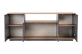Consola, Hanah Home, Arista, Antracit / Pin Atlantic